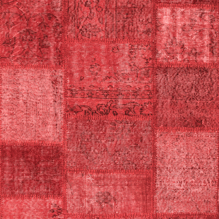 Patchwork Red Transitional Area Rugs