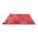 Transitional Red Washable Rugs