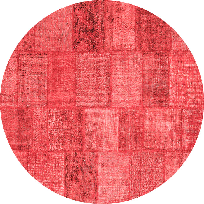 Patchwork Red Transitional Rug, con942red