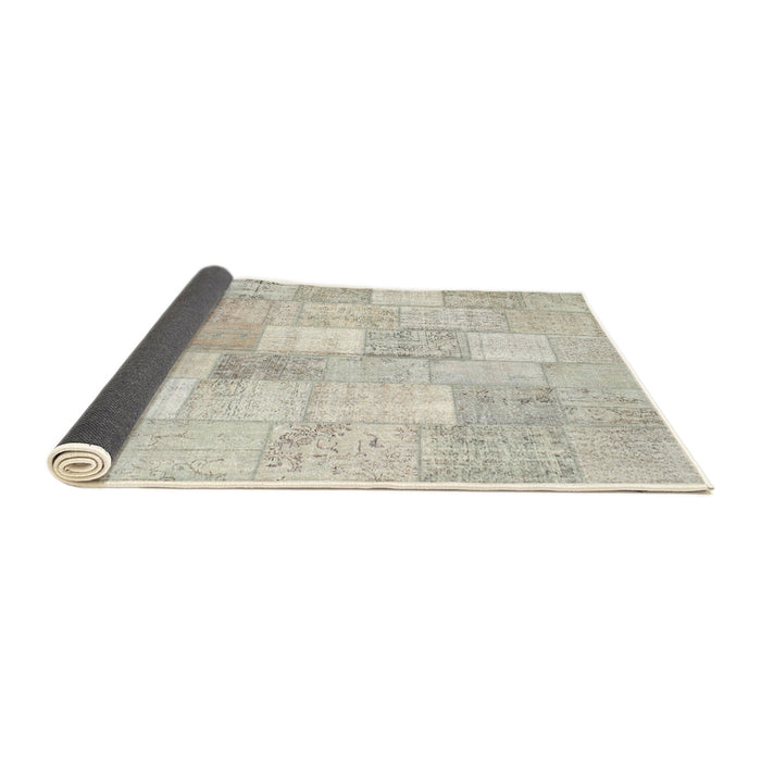 Thickness of Contemporary Sage Green Modern Rug, con943
