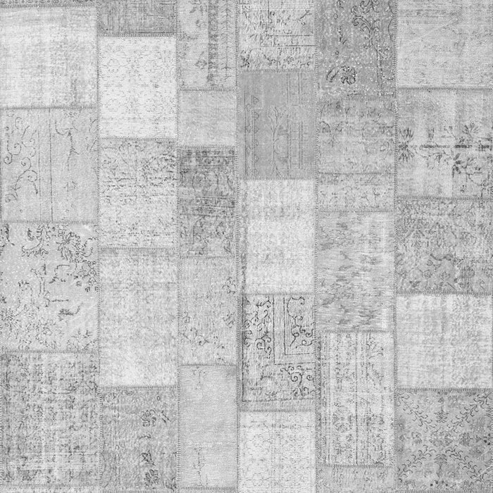 Serging Thickness of Machine Washable Abstract Gray Contemporary Rug, wshcon943gry