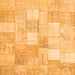 Serging Thickness of Abstract Orange Contemporary Rug, con943org