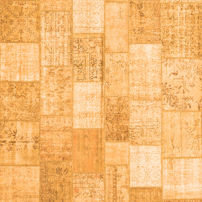 Abstract Orange Contemporary Rug, con943org