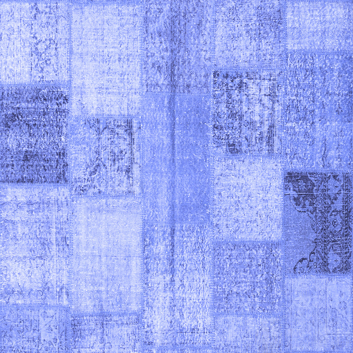 Patchwork Blue Transitional Rug, con944blu