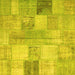 Square Patchwork Yellow Transitional Rug, con944yw