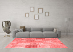 Transitional Red Washable Rugs