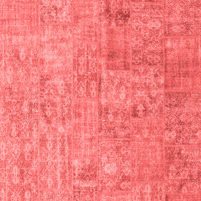 Patchwork Red Transitional Area Rugs