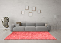 Transitional Red Washable Rugs