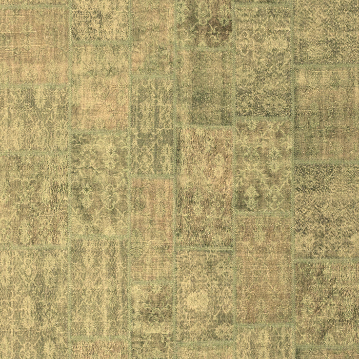 Patchwork Brown Transitional Rug, con945brn