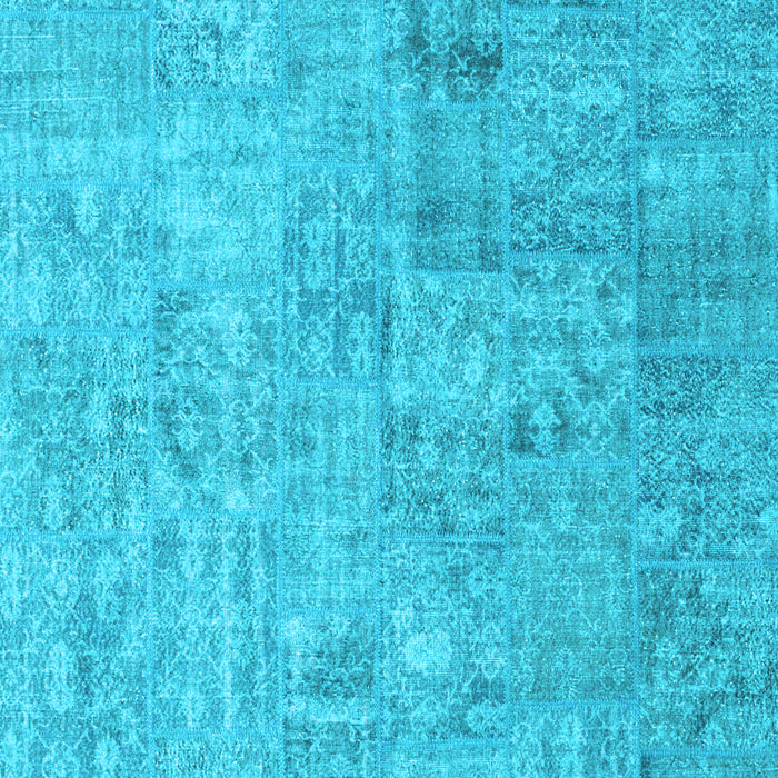 Patchwork Light Blue Transitional Rug, con945lblu