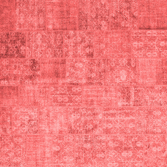 Patchwork Red Transitional Rug, con945red