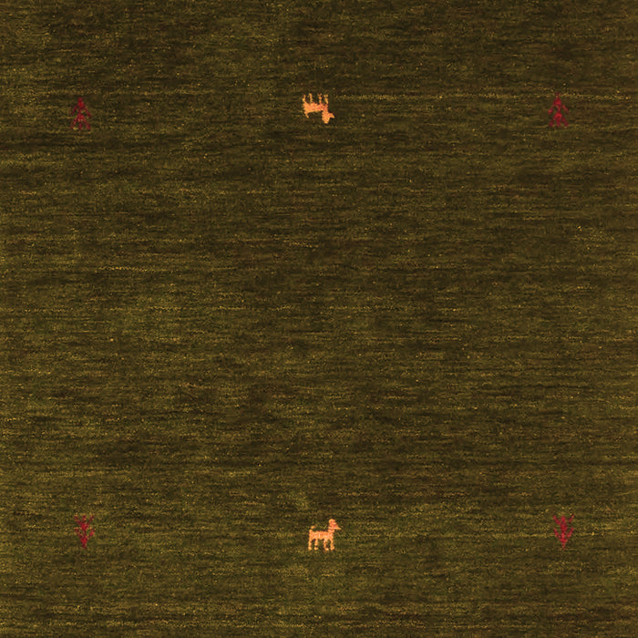 Abstract Orange Contemporary Rug, con946org