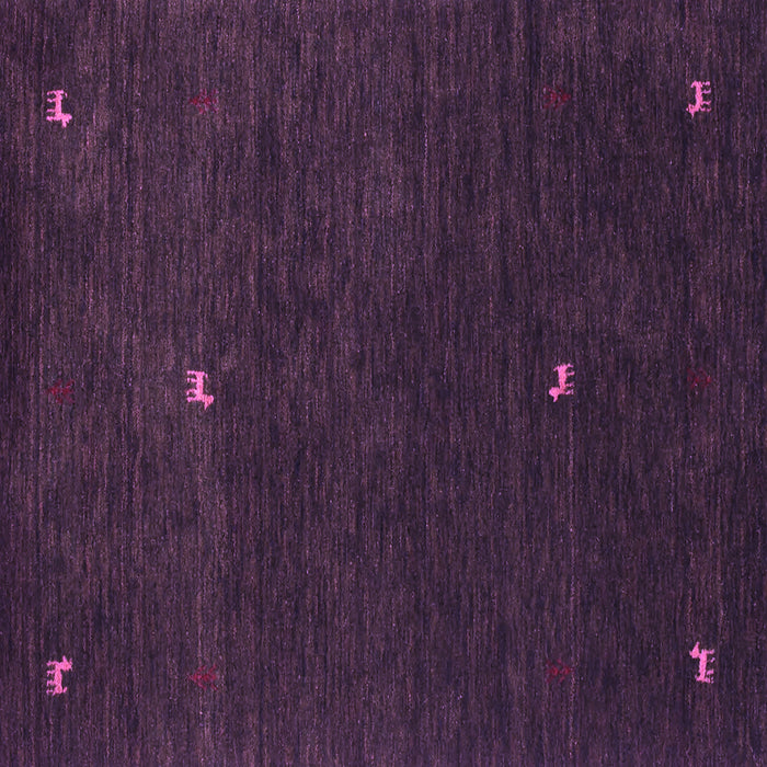 Square Abstract Purple Contemporary Rug, con946pur