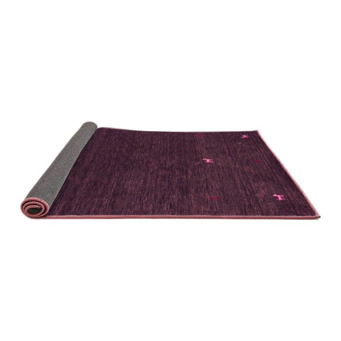 Sideview of Abstract Pink Contemporary Rug, con946pnk
