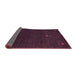 Sideview of Abstract Pink Contemporary Rug, con946pnk