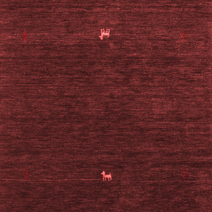 Abstract Red Contemporary Area Rugs