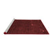 Contemporary Red Washable Rugs