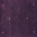 Square Machine Washable Abstract Purple Contemporary Area Rugs, wshcon946pur