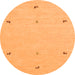 Machine Washable Solid Orange Modern Area Rugs, wshcon947org