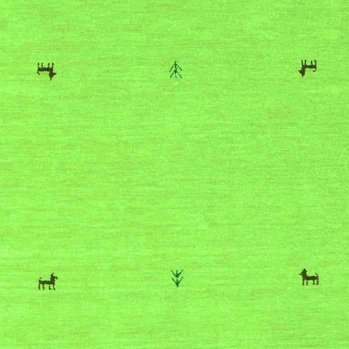 Solid Green Modern Rug, con947grn