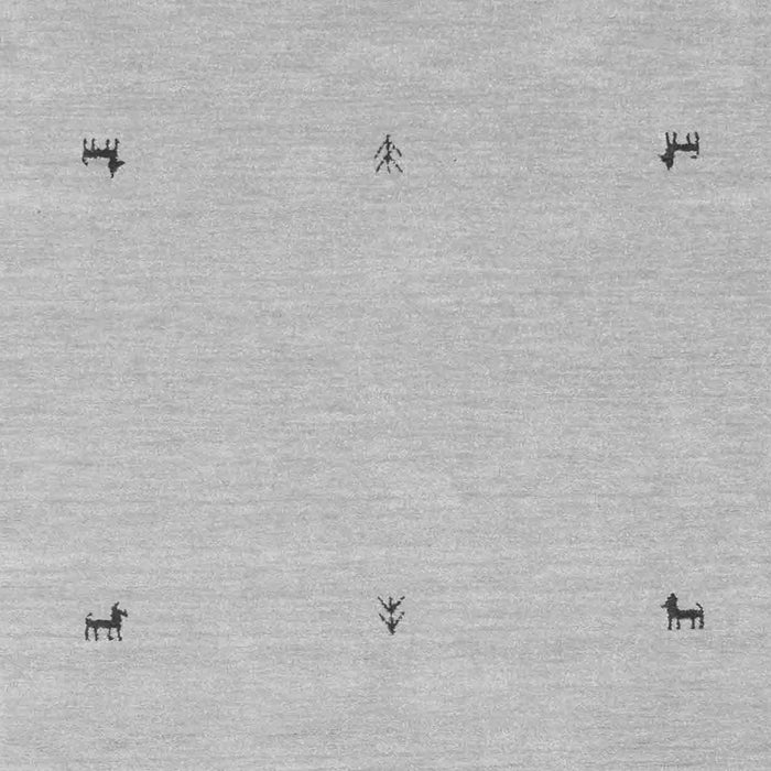 Solid Gray Modern Rug, con947gry