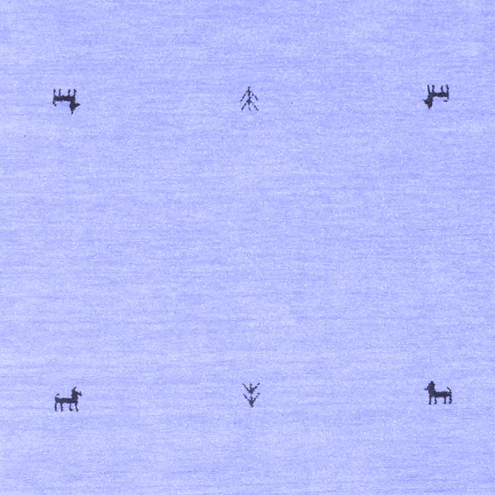 Solid Blue Modern Rug, con947blu
