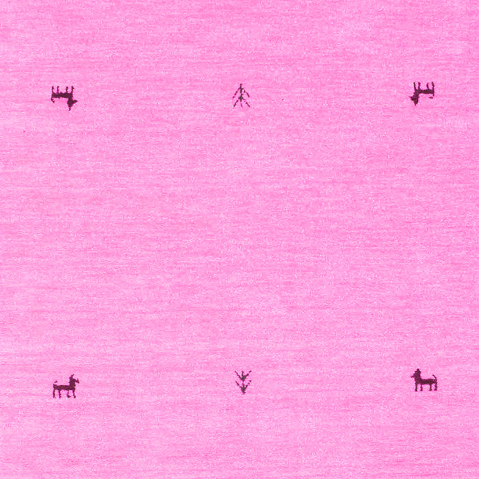 Machine Washable Solid Pink Modern Rug, wshcon947pnk