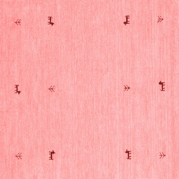 Solid Red Modern Rug, con947red