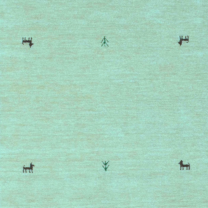 Solid Light Blue Modern Rug, con947lblu