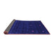 Sideview of Abstract Purple Contemporary Rug, con948pur