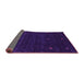 Sideview of Abstract Pink Contemporary Rug, con948pnk