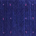 Square Machine Washable Abstract Purple Contemporary Area Rugs, wshcon948pur