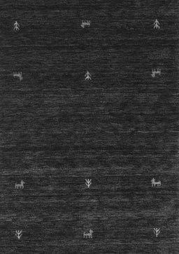 Abstract Gray Contemporary Rug, con948gry