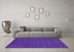 Machine Washable Abstract Pink Contemporary Rug in a Living Room, wshcon949pnk