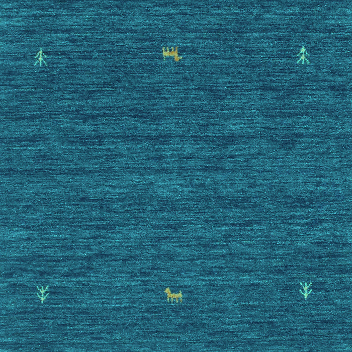 Abstract Turquoise Contemporary Rug, con949turq