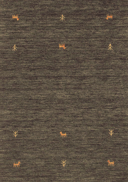 Abstract Brown Contemporary Rug, con949brn