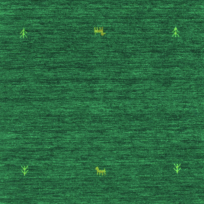 Abstract Green Contemporary Rug, con949grn