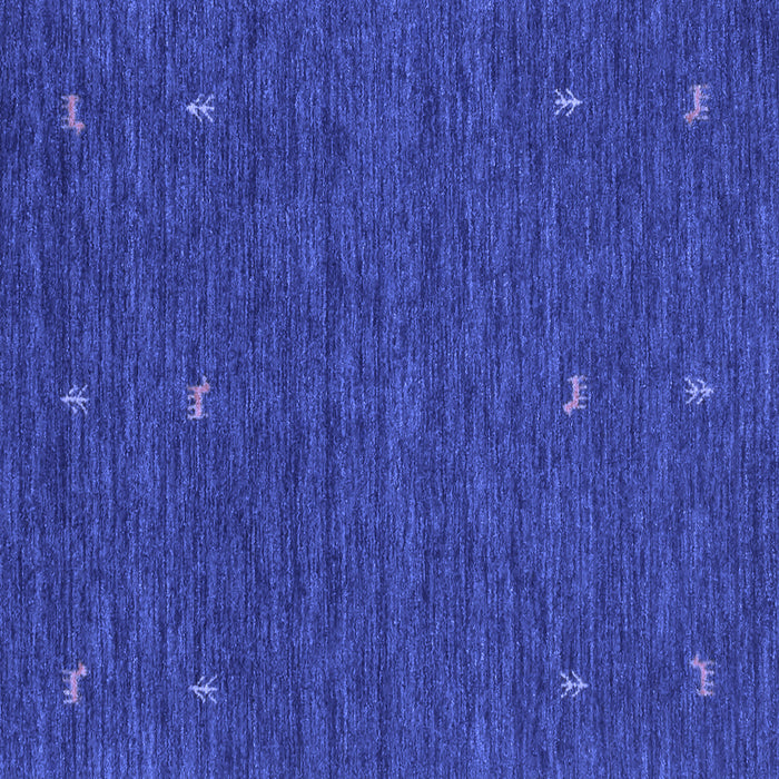 Square Abstract Blue Contemporary Rug, con949blu