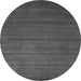 Machine Washable Abstract Gray Contemporary Rug, wshcon94gry