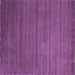 Square Abstract Purple Contemporary Rug, con94pur