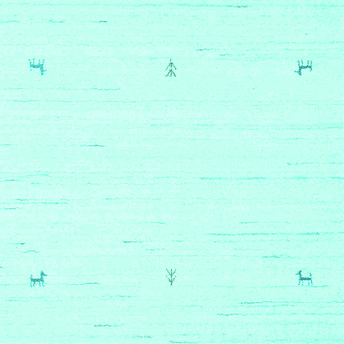 Solid Turquoise Modern Rug, con950turq