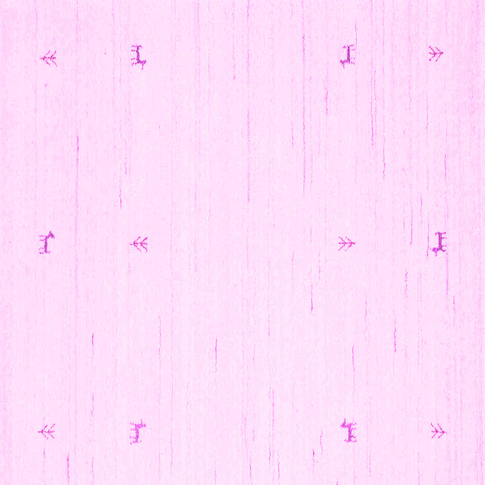 Square Solid Pink Modern Rug, con950pnk