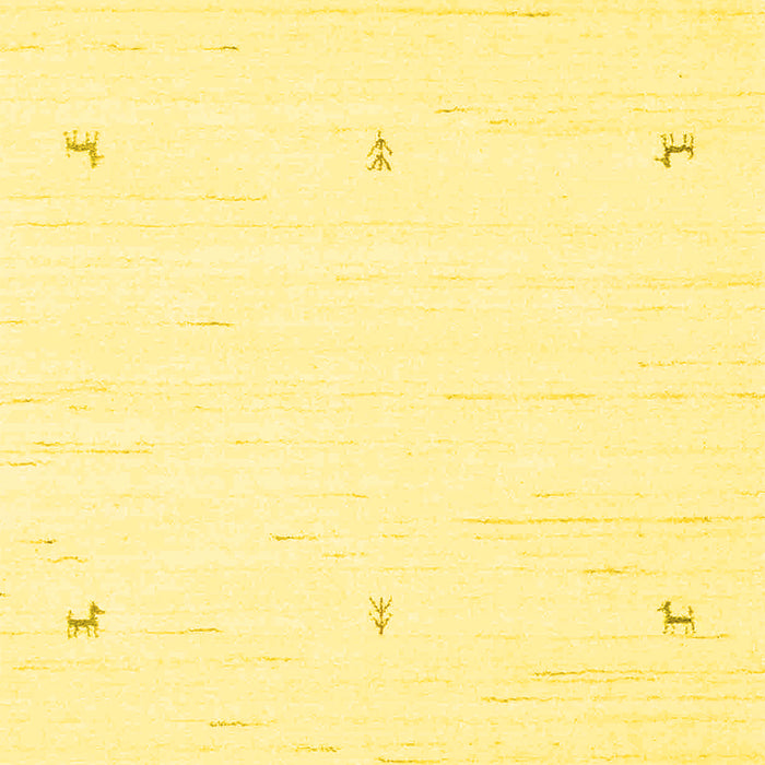 Solid Yellow Modern Rug, con950yw