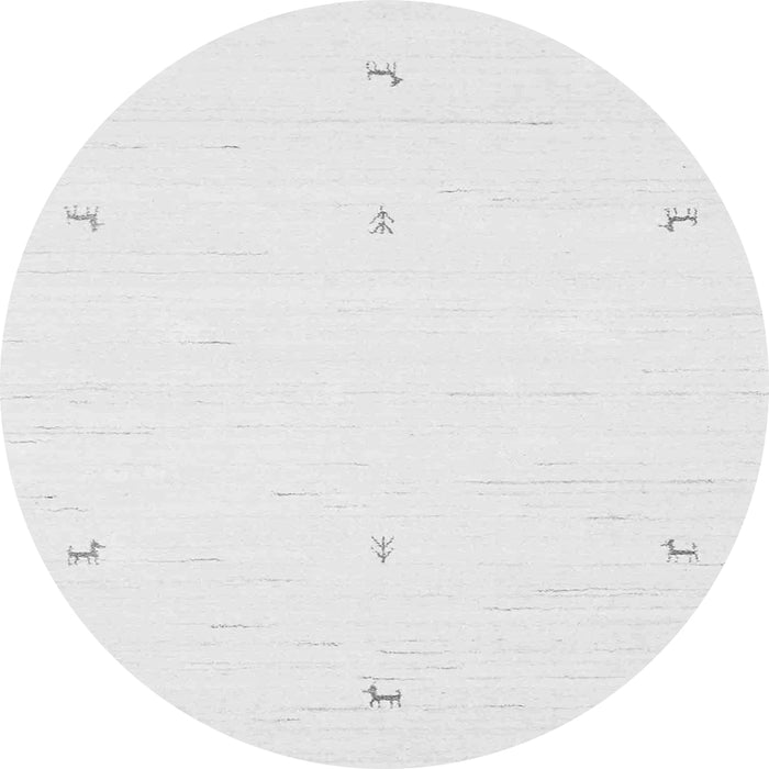 Machine Washable Solid Gray Modern Rug, wshcon950gry