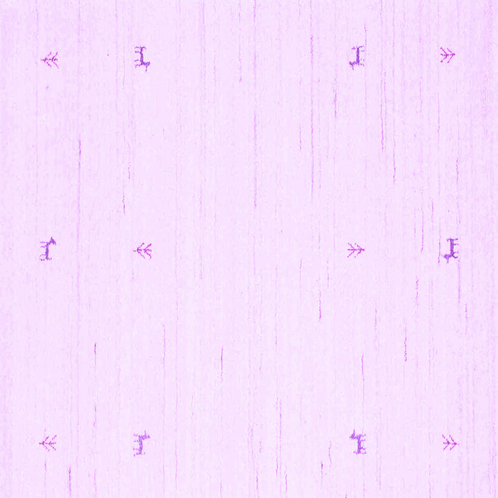 Square Solid Purple Modern Rug, con950pur