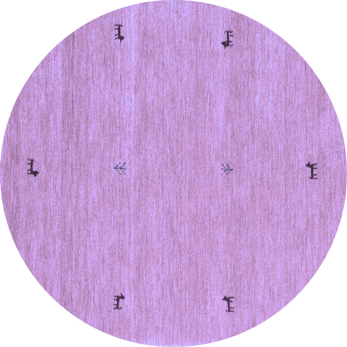 Round Machine Washable Abstract Blue Contemporary Rug, wshcon951blu