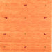 Serging Thickness of Abstract Orange Contemporary Rug, con951org