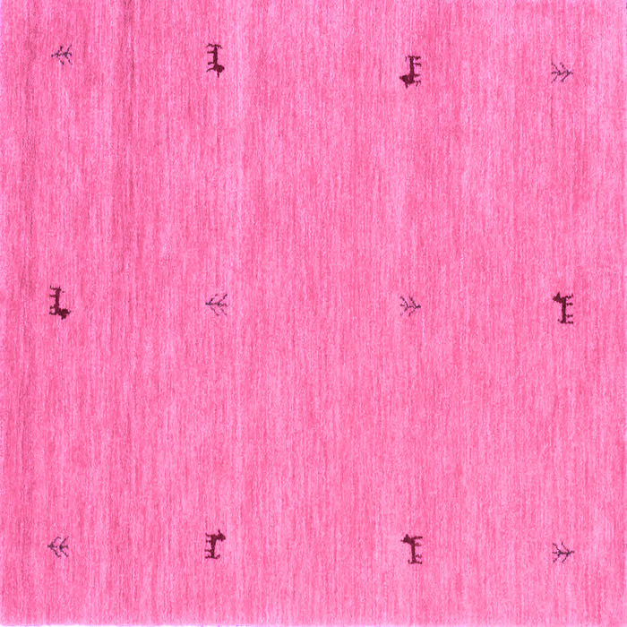 Square Abstract Purple Contemporary Rug, con951pur