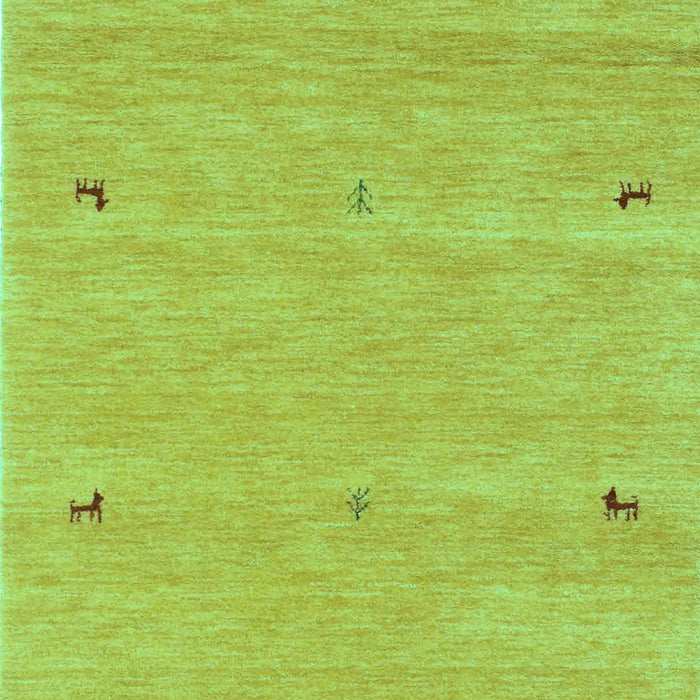Abstract Turquoise Contemporary Rug, con951turq