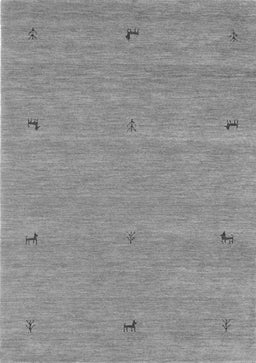 Abstract Gray Contemporary Rug, con951gry